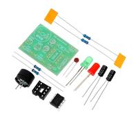 Gatuida Kit Électronique Ne555 Multivibrateur Astable Double Clignotant Led Formation Minuterie 555 Circuit Imprimé Pour Soudure Et Bricolage 3 Pièces Polyvalentes Apprentissage Et Pratique Diy