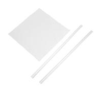 Gatuida Kit Électrostatique Éducatif avec Bâtonnet de Verre et Tissu de Friction - Équipement Expérimental Compact pour Expériences D’Électricité Statique - Outil Pédagogique pour Cours