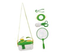 Gatuida Kit Exploration Insectes pour Garçon Fille avec Loupe et Pinces Boîte Observation Transparente Réutilisable et Sécurisée pour Jeux Plein Air et Camping Éducatif