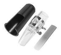 Gatuida Kit Saxophone Alto avec Anche, Ligature et Bouchon Transparent - Accessoires pour Saxophone Soprano et Ténor, Pièces pour Instruments à Vent, Pratique et Portable