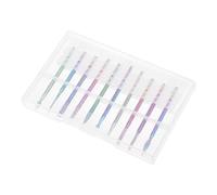 Gatuida Kit Têtes Ponçeuses Manucure Tungstène Accessoires pour Perceuse Ongles Outils Spécial Nail Art et Polissage Anti-rouille et Sécurisé pour Peau et Ongles