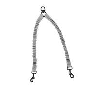 Gatuida Laisse Double Élastique pour Chien en Polyester Poignée Confortable et Acier Inoxydable, pour Dressage et Promenades en Extérieur
