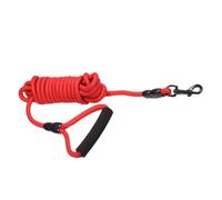 Gatuida Laisse pour Chien Robuste en Nylon 10 M avec Poignée Ergonomique pour Dressage Randonnée Camping Entraînement au Rappel Chiens de Taille Moyenne Rouge