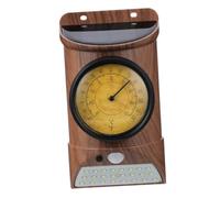 Gatuida Lampe à Capteur Solaire Pour Éclairage De Jardin Applique Murale Solaire Extérieure Avec Thermomètre Lampe Murale Outil Éclairage