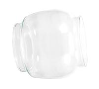 Gatuida Lampe à Huile Vintage Verre Transparent Cheminée de Remplacement Résistante Au Vent pour Lampe à Kérosène Dintérieur Abat Jour pour Éclairage Dambiance
