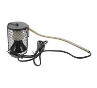 Gatuida Lampe Chauffante pour Reptiles avec Support Céramique et Grillage Résistante Haute Température Terrarium Tortues Lézards Poulets Maintien Chaleur Hiver