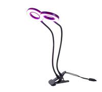 Gatuida Lampe de Croissance LED à Double Tête et Lampe Horticole USB pour Plantes Intérieur et Semis
