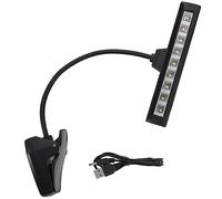 Gatuida Lampe De Pupitre à Led Lampe Orchestre Réglable Lumière Pour Piano Et Partitions Clip Pratique Luminosité Ajustable Pour Musiciens