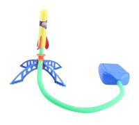 Gatuida Lance-roquettes Pneumatique Pied, Fusées Jouets D'extérieur pour Garçon et Filles, Jeu Extérieur Garçon Fille, Ensemble 3 Fusées Couleur Aléatoire, Lanceur de Couleur Aléatoire