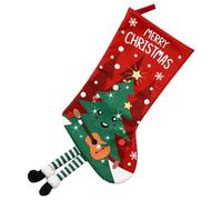 Gatuida Lettre Bas de noël décoration de Nain de noël à Cordon de noël Christmas Tree Decoration Christmas décor Noel Pendentif Sapin de Noel de Bonbons de Noël Peluche Courte