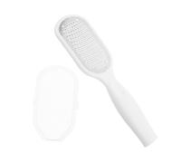 Gatuida Lime à Pieds en Acier Inoxydable Blanche, Râpe Professionnelle pour Éliminer Callosités et Peau Morte, Outil Manuel pour Pédicure, Portable et Facile à Nettoyer, Soins des Pieds