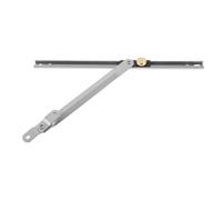 Gatuida Limiteur de Fenêtre 25 Cm en Acier Inoxydable 304 pour Fenêtres à Battant en Aluminium, Barre de Sécurité Réglable Anti-chute, Dispositif de Verrouillage Intérieur pour Protection