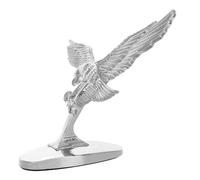 Gatuida Logo De Voiture Insigne De Capot Insigne Capot Voiture Décalcomanies Décoration Automobile Ornement Silver Métal