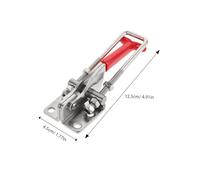 Gatuida Loquet Bascule Réglable Inoxydable Pince à Serrage Robuste pour Boîte Coffre et Caisse Fermeture Pratique et Durable Outil de Remplacement Facile à Installer