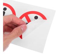 Gatuida Lot de 10 Autocollants de Signalisation Industrielle Ø80 MM Panneaux D’Avertissement Adhésifs Réfléchissants Autocollants de Sécurité pour Ateliers et Entrepôts Résistants et