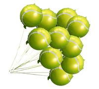 Gatuida Lot de 10 Ballons de Tennis Gonflables 18 Pouces Décorations de Fête Sportives Ballons Créatifs Légers pour Anniversaire Shower et Événements à Thème