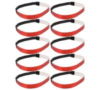 Gatuida Lot de 10 bandeaux élastiques, antidérapants et brillants, | Bandeau de sport fin, s'accorde facilement avec différentes tenues et humeurs, idéal pour les queues de cheval, les