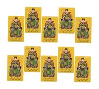 Gatuida Lot de 10 Cartes Chinoises Carte Ares Tai Attrape-Richesse Ornements Amulette Pendentif De Protection Amulettes Yin