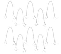 Gatuida Lot De 10 Chaînes Pour Suspendre Un Tableau En Acier Inoxydable Avec Crochets Pour Mangeoires À Oiseaux Jardinières Ornements Et Panneaux D'Affichage