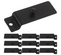 Gatuida Lot de 10 Crochets Muraux à Encoche en Acier au Carbone Fixation sans Perçage Crochets Utilitaires pour Panneaux à Lattes Accroche Tableau et Cadre Photo Rangement Mural