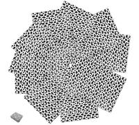 Gatuida Lot de 10 Feuilles de Papier D'emballage Décoratif à Motif Vache Noir et Blanc, Papier Présent pour Fêtes, Emballage Présent Polyvalent, pour Diy, Scrapbooking et Décoration