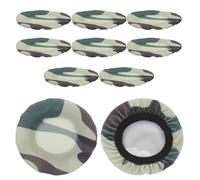 Gatuida Lot de 10 Housses de Coussinets pour Casque Audio, Protège-écouteurs Extensibles 6-7,5 Cm en Tissu Ice Silk Camouflage, Lavables, Adaptées aux Casques Circum-Auriculaires