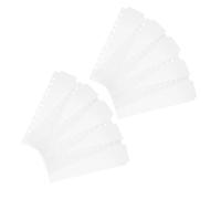 Gatuida Lot de 10 Intercalaires à Onglets en Plastique Transparent Mini pour Classeurs à Feuilles Mobiles, Séparateurs de Liant Compacts et Inscriptibles, Organiseurs de Dossiers