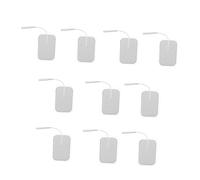 Gatuida Lot de 10 Patchs Électrodes de Massage Auto-adhésifs 4x6 Cm Tissu Non Tissé Gel Conducteur pour Électrostimulateur Physiothérapie Dos Nuque Épaule Usage