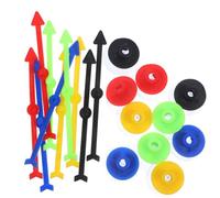 Gatuida Lot de 10 Pointeurs Rotatifs à Ventouse pour Jeu de Plateau Flèches en Plastique 10 CM Multicolores Accessoires de Jeu de Société pour Animation et Événements