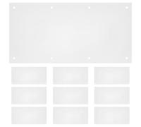 Gatuida Lot de 10 Protections Anti-Urine pour Cage de Lapin - Protection Transparente en Plastique pour litière et Autres Accessoires pour Petits Animaux