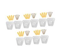 Gatuida Lot De 10 Supports De Montage Pour Ventilateur De Plafond Support Mural Pour Ventilateur De Terrasse Industriel Argent