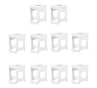 Gatuida Lot de 10 supports de rail DIN pour boutons-poussoirs de 22 mm, en | Siège de rail lumineux indicateur, support de bouton-poussoir, boîtier ignifugé, composant de machine-outil automatisée