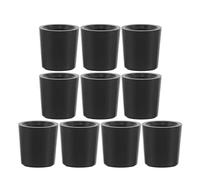 Gatuida Lot de 10 Viroles Coniques Noires en Plastique 0,366 pour Clubs de Golf Fer et Acier - Manchon Anti-Vibration Étanche, Stabilité Renforcée pour Réparation et Remplacement