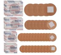 Gatuida Lot de 100 patchs adhésifs en tissu respirant et imperméable pour protéger le bout des doigts, les articulations, les plaies