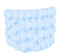 Gatuida Lot de 100 Pièces de Coquillages Ronds pour DIY Accessoires de Bricolage 5Cm Breloques pour Pendentifs et Cloches à Vent Décoration Matériaux Solide