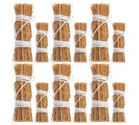 Gatuida Lot de 12 Mini Bottes de Paille pour Loisirs créatifs, Maison de poupée, Accessoires de Diorama champêtre, Mini meules de Foin décoratives, meules de Foin décoratives pour Ferme