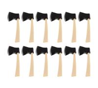 Gatuida Lot de 12 Mini Haches pour Maison De PoupéE 1:12 Outils De Jardin Miniatures pour DéCoration De Ferme Accessoires De Bricolage Et Accessoires Photo pour AméNagement De Micro Paysage