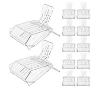 Gatuida Lot de 12 pinces pour attraper les reines d'abeilles, cage en | Outil de manipulation de reines d'abeilles, matériel professionnel pour apiculteurs