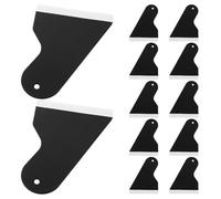 Gatuida Lot de 12 Raclettes en Tissu pour Pose de Film Protecteur D'écran de Téléphone, Outil de Teinte Voiture, Grattoir Vinyle Compact 10,2 X 7,2 Cm, Kit D'installation Anti-Bulles,