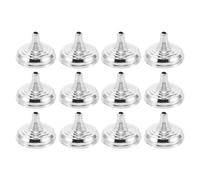 Gatuida Lot de 12 Supports de Drapeau Mini Supports de Drapeau - Trou de 6 mm pour Petits mâts, idéaux pour Les décorations de Table, de Bureau, de fêtes, de conférences internationales et de