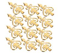 Gatuida Lot de 12 Têtes De Clôture en Garde- Fleuron De Clôture D'Extérieur Fleuron De Pratique Tête en Ornements De Jardin Décoration De De