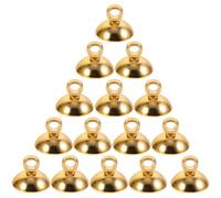 Gatuida Lot de 15 Bélières Décoratives en Métal Doré 8Mm pour DIY Bijoux Épingles à Œil Artisanales Compatibles Boucles D’Oreilles Pendentifs et Bracelets Accessoires de Création