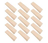 Gatuida Lot de 15 Cales de Remplacement en Bois de 13 CM pour Manches de Hache Accessoires de Réparation D’Outils de Jardinage à Main Coins Robustes pour Fendre le Bois et Stabiliser
