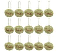 Gatuida Lot de 15 porte-clés de tennis anneaux de sport en peluche - jolis cadeaux en forme de balle - souvenirs d'équipe - accessoires de sac amusants pour la décoration de fête (filles et