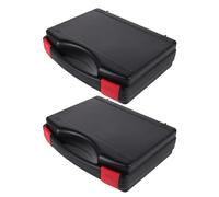 Gatuida Lot de 2 boîtes de Transport pour gyroscopes Portables avec Doublure en Mousse - Boîte de Rangement en Plastique pour Jeux de Combat, Organisateur de Jouets, conteneur Portable avec Boucle