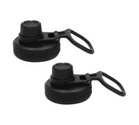 Gatuida Lot de 2 Bouchons Étanches pour Bouteilles Isothermes à Large Ouverture Couvercles PP Noirs Bec Verseur Compatibles Bouteilles Sport Légers et Pratiques pour Usage Quotidien
