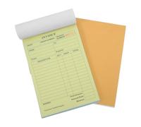 Gatuida Lot de 2 Carnets de Factures sans Carbone avec Papier Anti-trace 8,3x15cm, Formulaires Pré-imprimés pour Restaurants Commandes