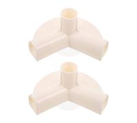 Gatuida Lot de 2 connecteurs de Rechange pour Parc pour bébé : Articulation à 3 Voies avec Ventouse pour Parc de Jeu, diamètre intérieur 22 mm