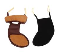 Gatuida Lot de 2 coussinets d'épaule et de mentonnière pour violon 4/4-3/4 : coussinets en coton et peau de mouton, support confortable pour le cou, pour l'orchestre, l'école ou la