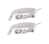 Gatuida Lot de 2 Dispositifs Manuels de Montage d'Hameçons de Pêche en Acier Inoxydable Compacts et Légers Poignée Antidérapante Ergonomique Outil de Nouage Rapide pour Matériel de